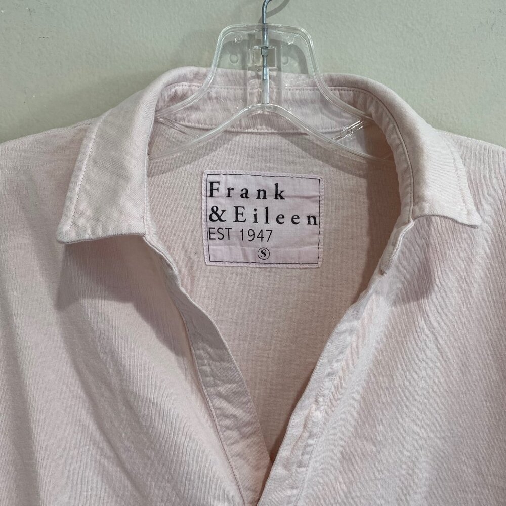 Frank & Eileen Pink Patrick Collared Jersey Shirt… - image 4
